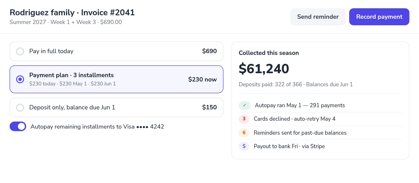 Payments & billing